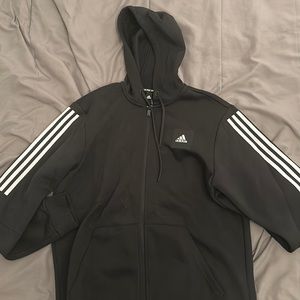 Men Adidas Zip-Up Sweater
